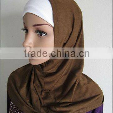 A493 Clearance SOLID COLOR TWO PIECES ISLAM HEADWEAR,MUSLIM HIJAB