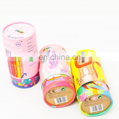 2-piece Cardboard Tube Telescopic Tubes Cardboard Crayons Packing Boxes