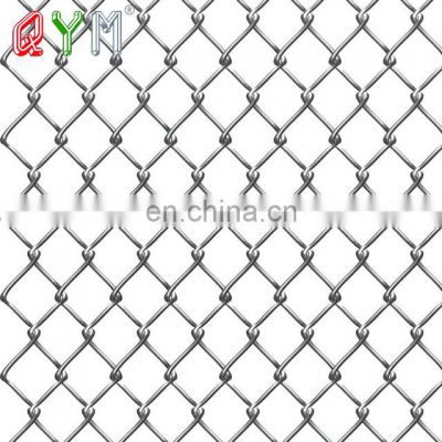 Industry Galvanized Chain Link Fence Black Diamond Wire Mesh