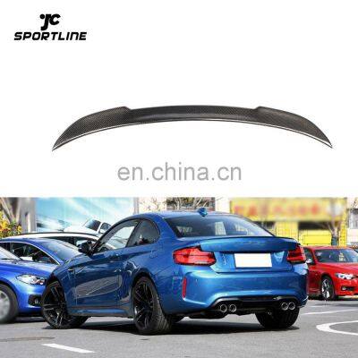 Carbon Fiber F22 M235i Trunk Lid Spoiler for BMW F87 M2 F22 220i 228i M Sport 14-18