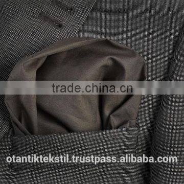 Brown Custom Pocket Square, Manufactoring Hankercheif,