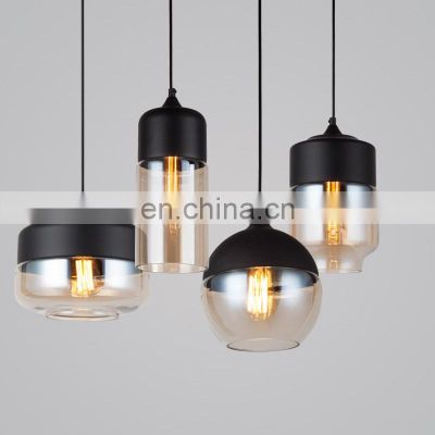 E27 Vintage Restaurant Decorative Glass Pendant Light