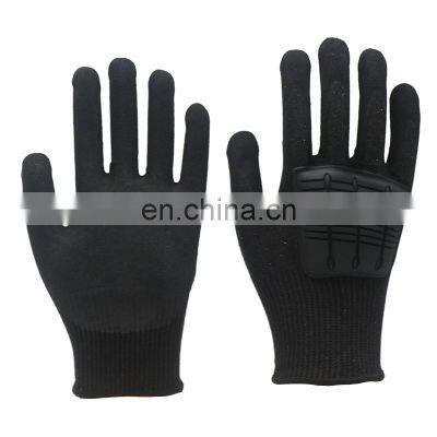 ANSI Cut Level 5 Puncture Resistant Safety Gloves Nitrile Coated Commercial Fishing Working Gloves Lobster Hunting Gloves