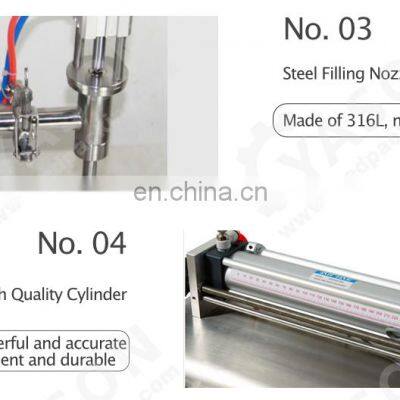 50-1000ml Single Head Cream Shampoo Filling Machine With Mixer photo-2