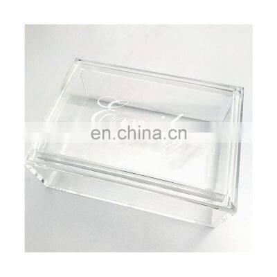 Customize Acrylic Jewelry Box with Lid