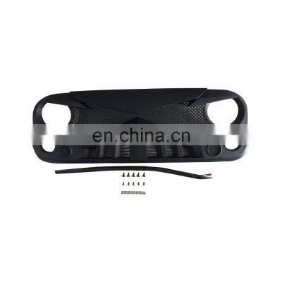 J354 Knight Grill Автомобильные наружные аксессуары для гриля. Модифицированная передняя спортивная решетка радиатора, подходящая для Jeep Wrangler JK 07 - 17 photo-3