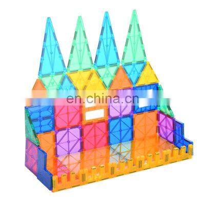 Kids Educational STEM Toys Amazon Best Seller Magnet Building Tiles 78 PCS Magnetic Building Blocks for Children photo-4