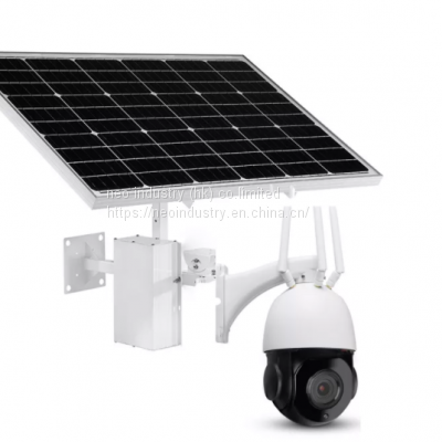 Hot Deal 1080P Solar Powered Outdoor Wireless Waterproof CCTV Security Bullet Solar 4G Camera