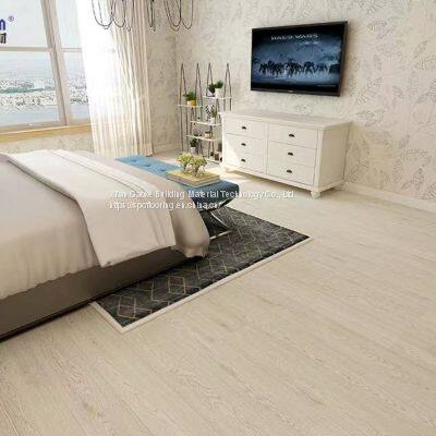GKBM Greenpy SY-W3001 4mm SPC Flooring Waterproof Fireproof Refined White Oak Click Stone Plastic Composite Flooring photo-5