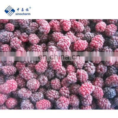 Sinocharm New Crop BRC-A Certified Fresh Organic IQF Whole Blackberry Frozen Blackberry