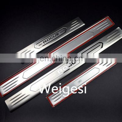 New Arrive 2021 For Nissan ROGUE Car Setup Accessories Stainless Steel Door Sill Scuff Plate Cover