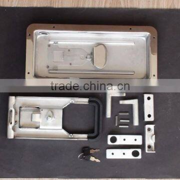 02342C Key Lock Stainelss Steel /steel Recessed Handle Trailer Side Door Lock photo-4