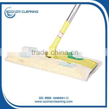 Soonerclean high quality spunlace nonwoven floor mops with disposable wipes