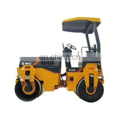 Chinese Brand Easy Maintenance Full Open Cover 2 Ton Rvs2M Double Drum Impact Indian Road Roller 6126E
