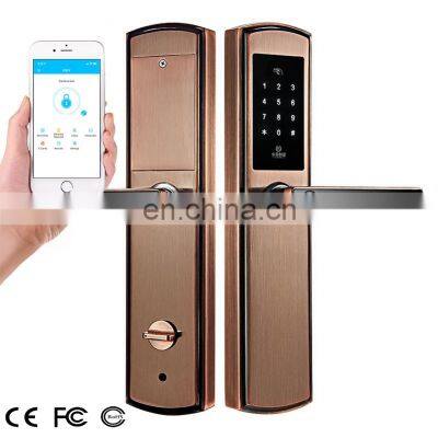 Application and Zinc Alloy Lock Panel High Performance smart digital App remote control door lock