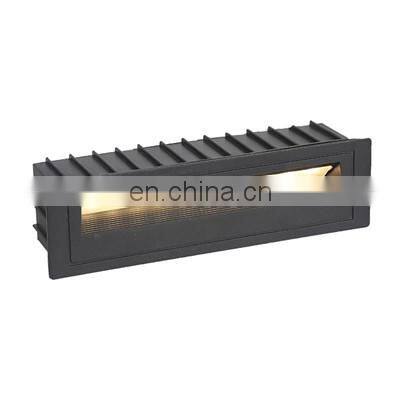 6W Cube Aluminum Waterproof Staircase Lamp IP65 Outdoor Recessed Square Stair Light LED Wall Step Light