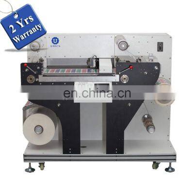 UD320 Automatic medicine Hangtag hang tag label Digital Die Cutting Machine, PAPER PP PE FILM roll sticker rotary die cutter