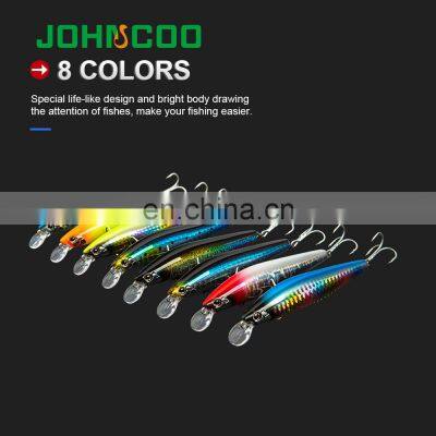 JOHNCOO Minnow Sinking Lure 105mm 17g Hard Fishing Lures Bait Minnow Hard Plastic Lure photo-4