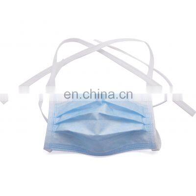 Medical surgical mask 3 ply surgical face mask with tie