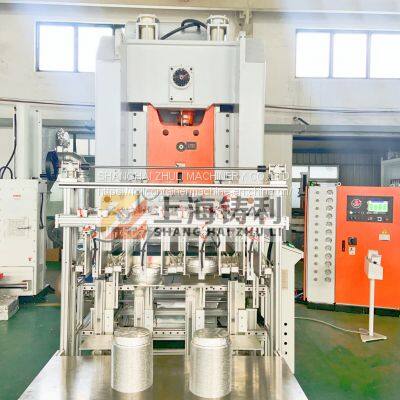 Automatic aluminum foil container making machine in high speed