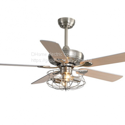 Retro American Style Ceiling Fan Light/Ceiling Fan Light 110V Fan Living Room Light（Wechat:13510231336） photo-2