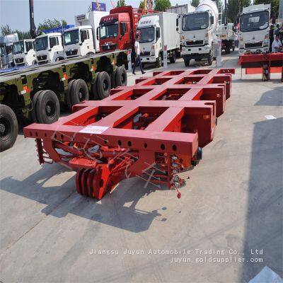 Multi Axle Semi-trailer Heavy-duty Low Flatbed Large Item Transport Vehicle photo-5