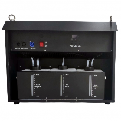 1300W Four Hole LED Fog Bubble Machine Stage Equipment for Wedding Bar Concert Music Festival Theatre Christmas Halloween Party Events