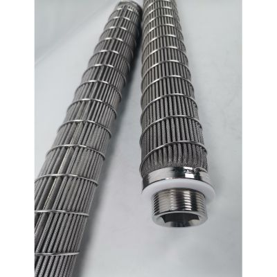 stainless steel cleanable wire mesh pleated filter cartridge RT-057