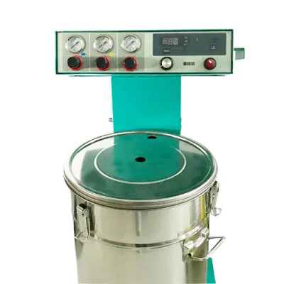 Cerakote Industrial Ceramic Coating Equipment New Powder Coating Booth Electrostatic Spray Gun Steel Substrate Including Pump photo-2