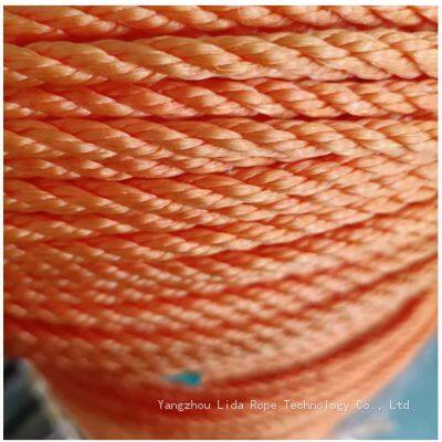 3 Strand PE/Polyethylene Plastic Marine Rope Twisted Cordage photo-5