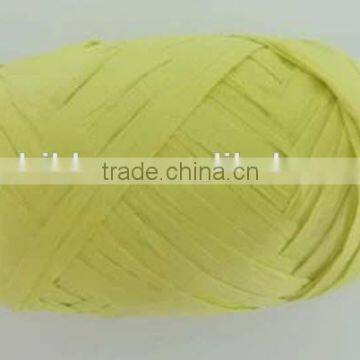 pine apple 4.8mm*10m raffia paper ribbon bow rolls for wrapping gift/present