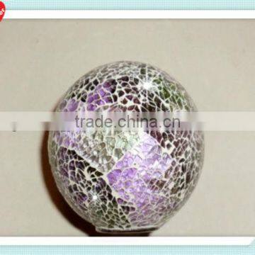 Mosaic lamp ball for decor-brass oil lamp