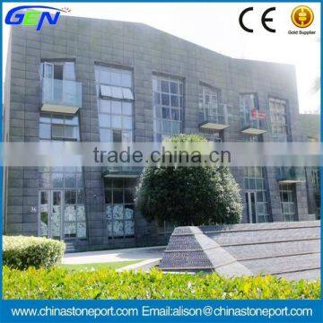 Black Granite Tile Big Wall Project