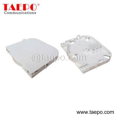 6 fibers plastic Fiber optic splice tray to organize and protect optical fiber splices in fiber optic network installations