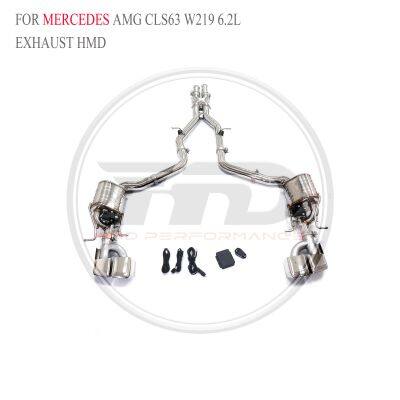 SS304 Exhaust Catback for Mercedes Benz AMG CLS63 W219/C300 C200 C250 W205/W211 E63/W212 E550/GL63 X166 Car Accessories Whatsapp+86 18946955156