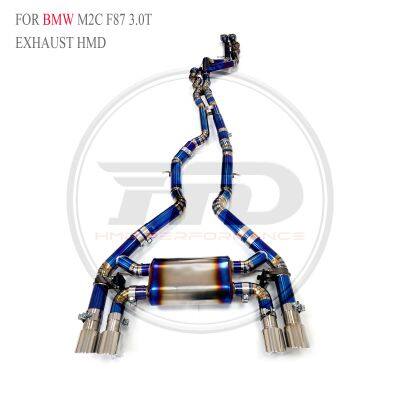 HMD Exhaust Titanium Catback for BMW E92 E90 M3/M2 G87/M2C F87/M3 M4 F8X Car Accessories High-performance Exhaust Whatsapp+86 18946955156