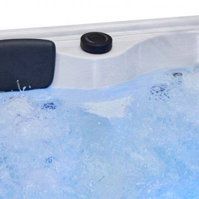 High-end 2 Person Rectangular Backyard Swimming Pool, With Balboa Hot Tub Spa Outdoor Hot Spring Villa photo-5