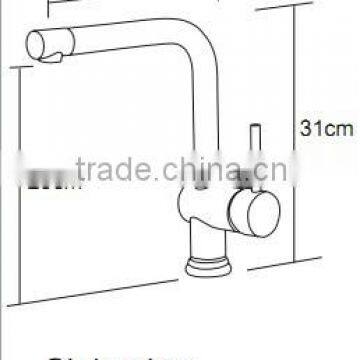 HD6648S 35mm Watermark Australian Standards WELS Pull-down Single Handle Kitchen Sink Mixer Water Tap Wash Basin Faucet photo-2