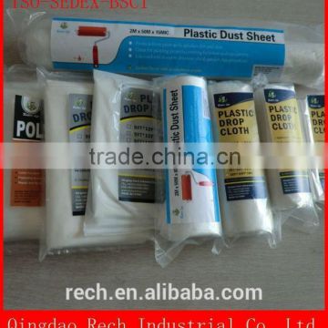 Plastic painters drop sheets