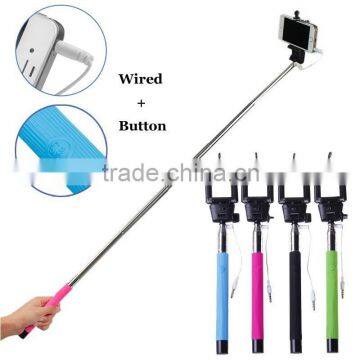 Wholesale Extendable Handheld monopod smartphone selfie sticks monopod                        
                                                                                Supplier's Choice