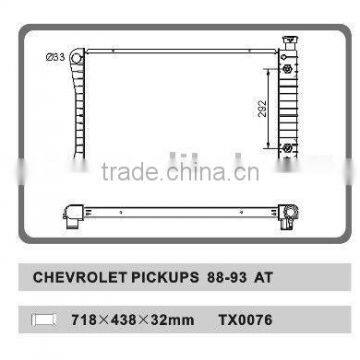 auto radiator for CHEVROLET PICKUPS 88-93 AT