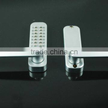 OSPON All-Weather Mechanical Keyless Lever Door Lock Stain Nickel OS401 photo-4