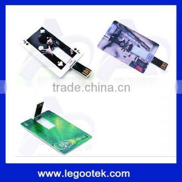 full color print logo card usb for business promotion/CE,FCC,ROHS