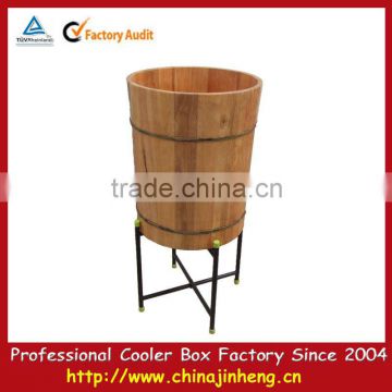 Patio cooler wood