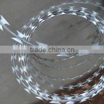 low price galvanized razor wire/razor barbed wire/ razor wire fencing