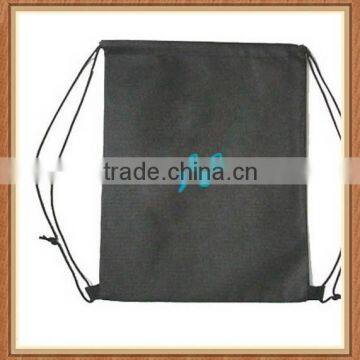 Customized good quality cheap polyester blank drawstring bag