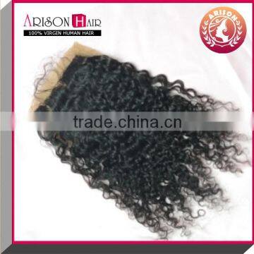 Wholesale Kinky Curly Cheap Virgin Lace Closure 4X4