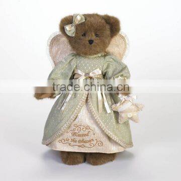 Plush Angle Girl Teddy Bear /Stuffed Teddy Bear with Angel Wings