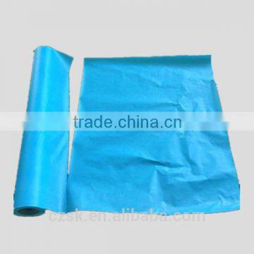 blue disposable bed sheets for beauty shop