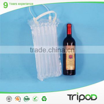 Plastic Wine Bottle Bag , Inflatable Air Column Bag In Box For Wine Packaging